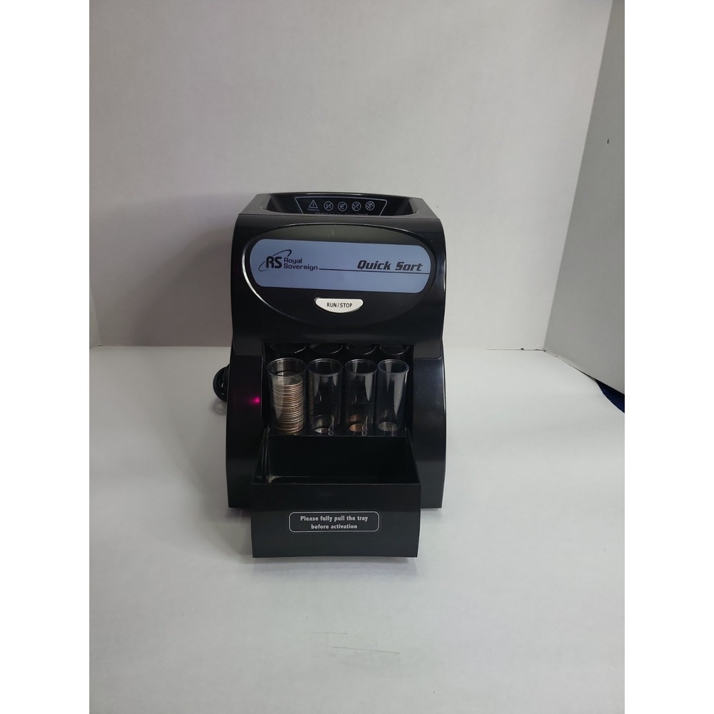 Royal Sovereign QS-1AC Quick Sort Coin Sorter Counter Machine Tested & Works - Picture 2 of 9
